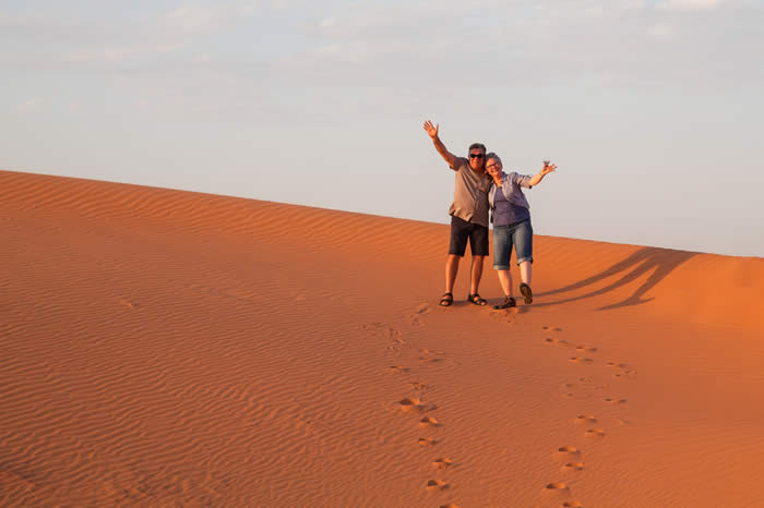 Having fun in Outback South Australia